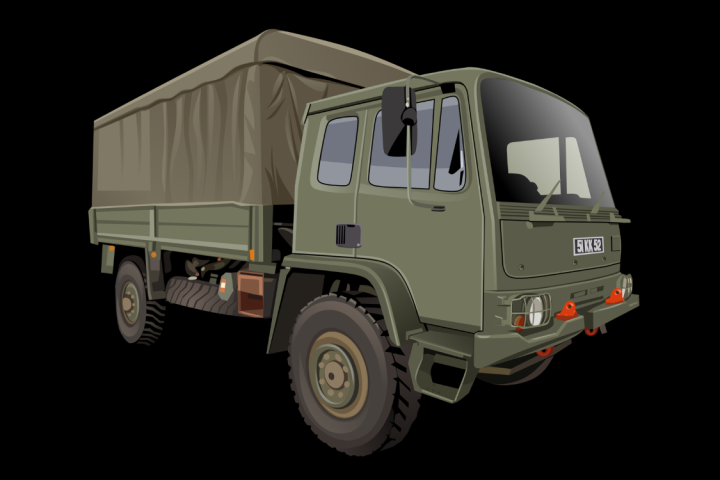 a close up of a truck