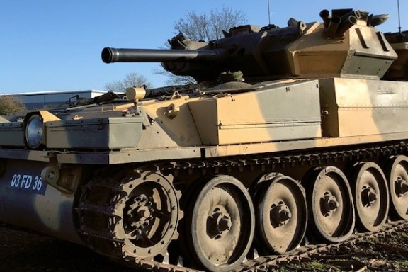 a truck is parked on the side of a vehicle